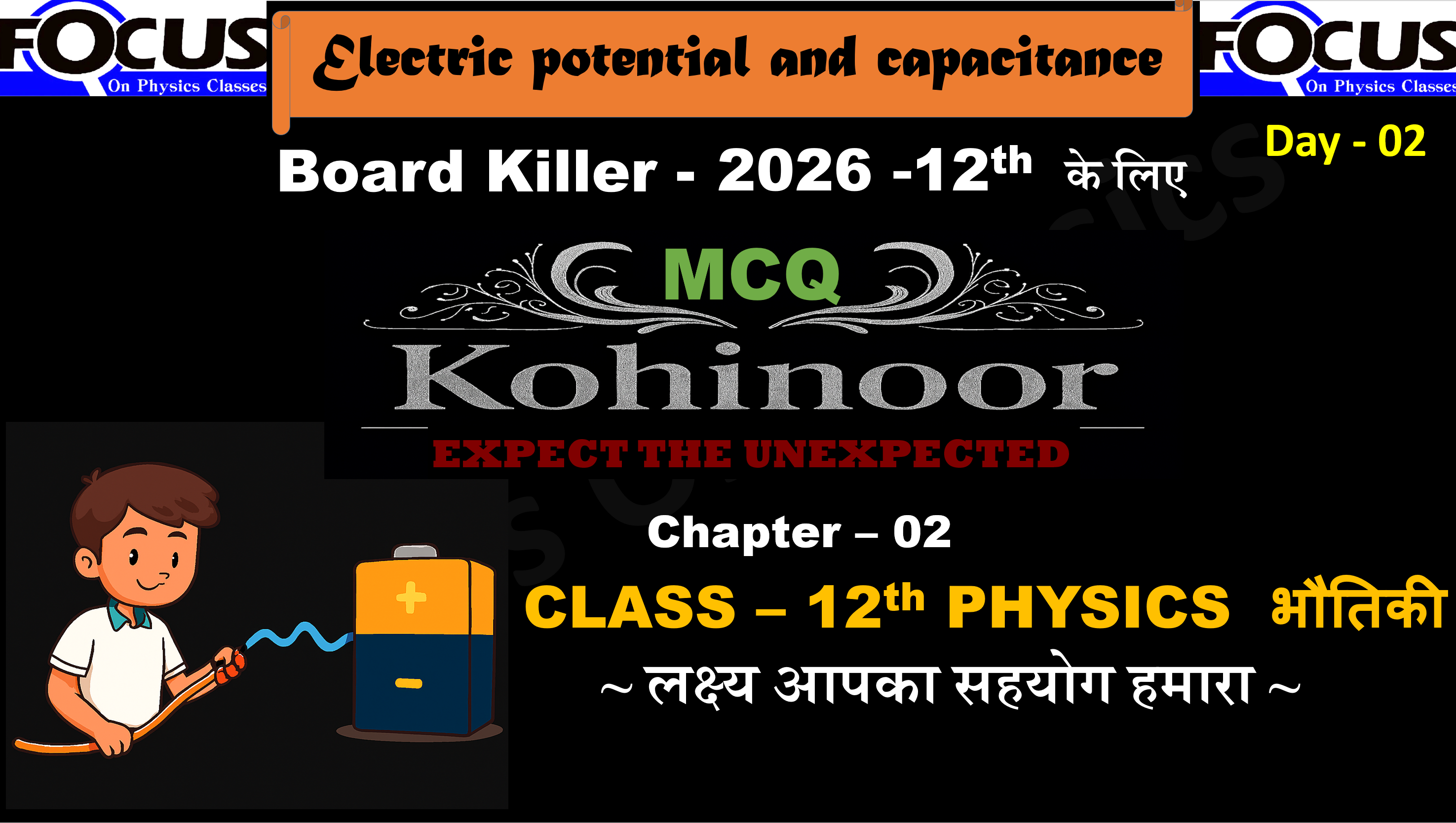 Electric Potential and capacitance MCQ (Ch- 02)