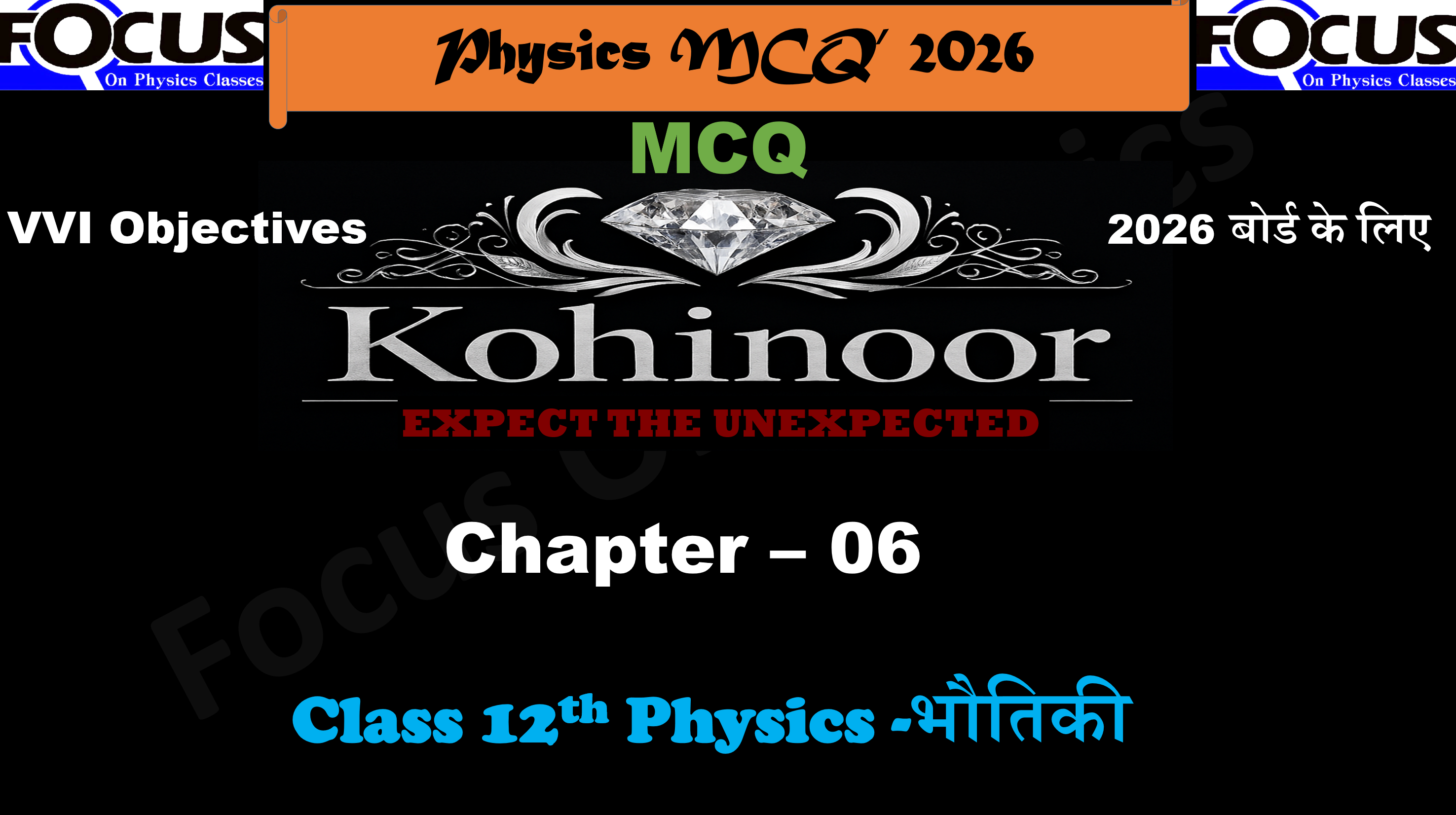 Electromagnetic Induction (Chapter - 06)